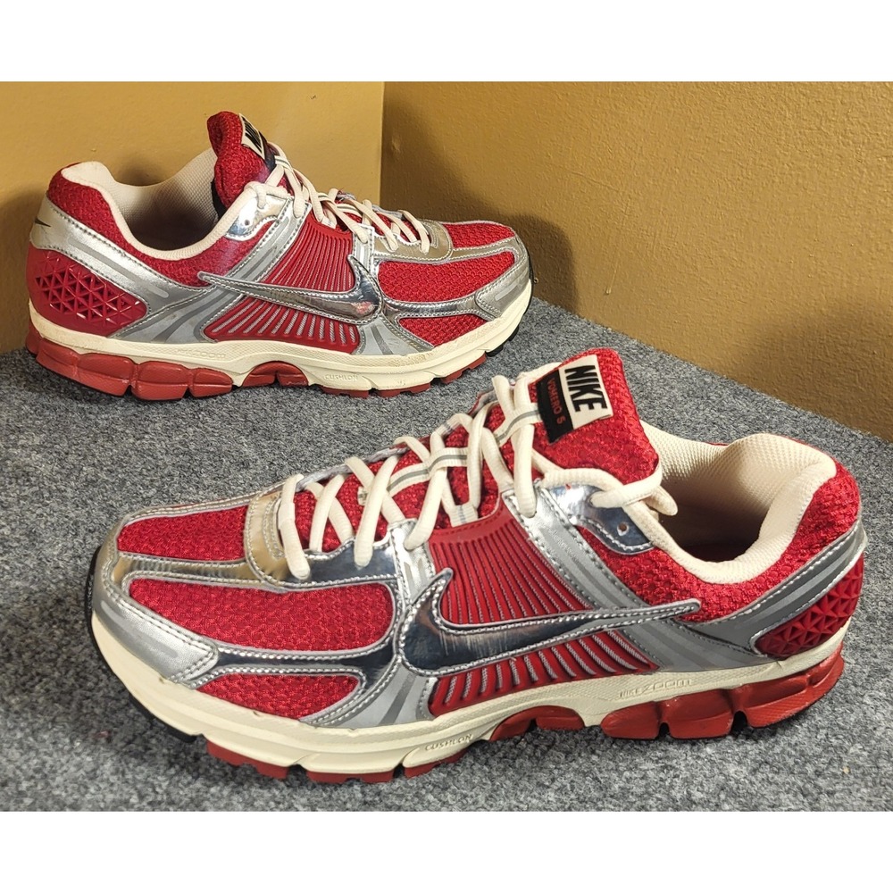 Nike Nike Zoom Vomero 5 "Gym Red/Metallic Silver/Chrome" IM3486-600 Men's Sz 13